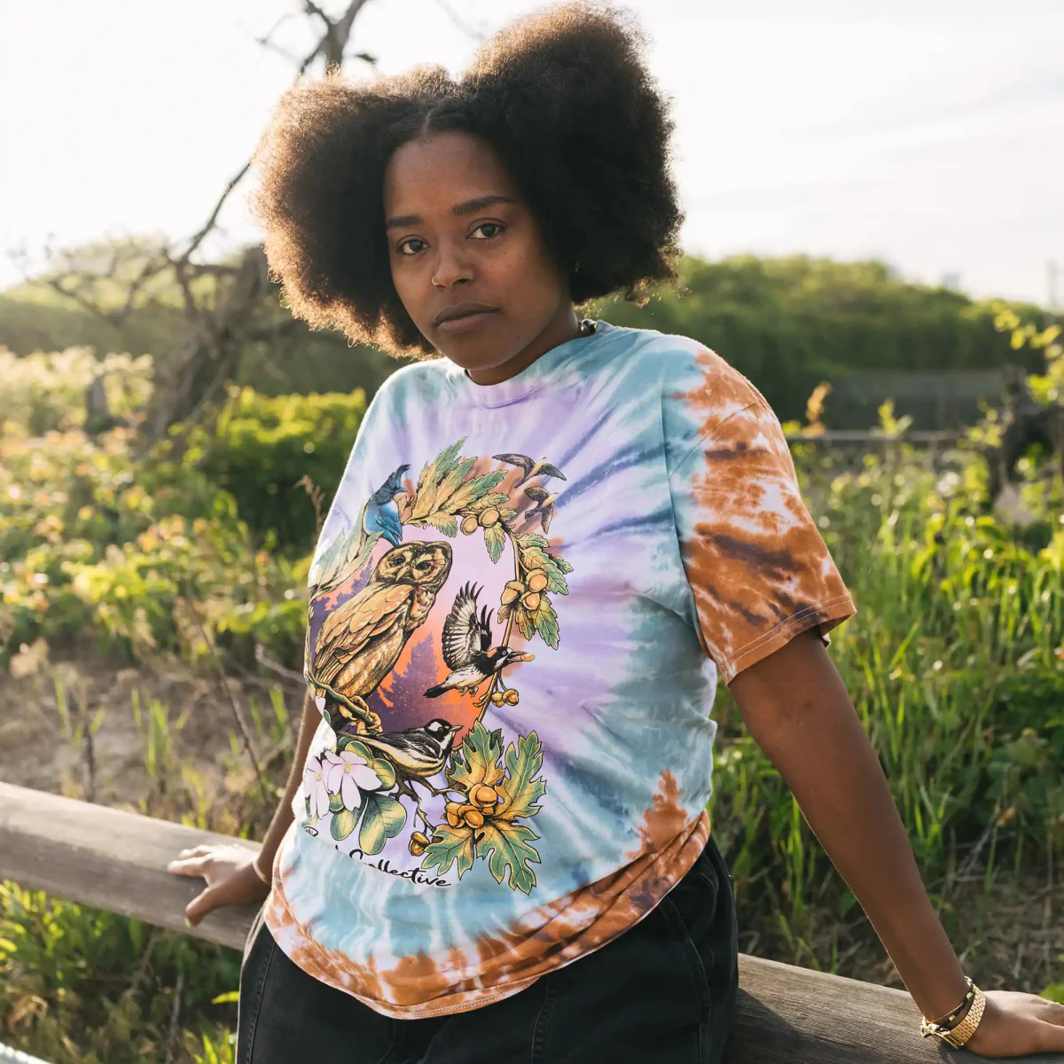 California Forests Tie Dye Tee - Image 3