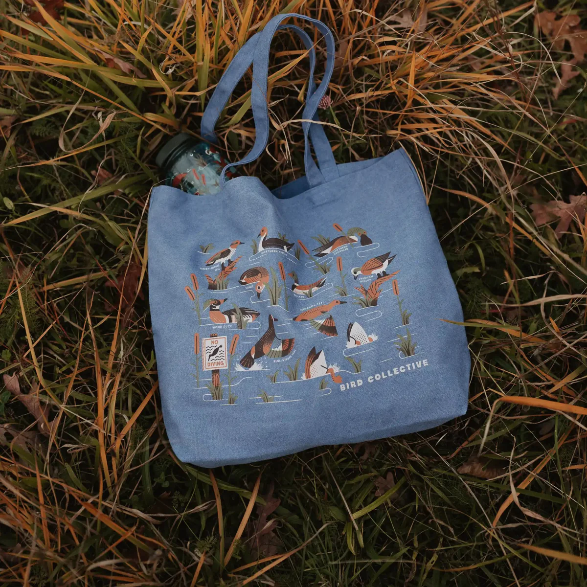 Dabbling Ducks Tote Bag - Image 5