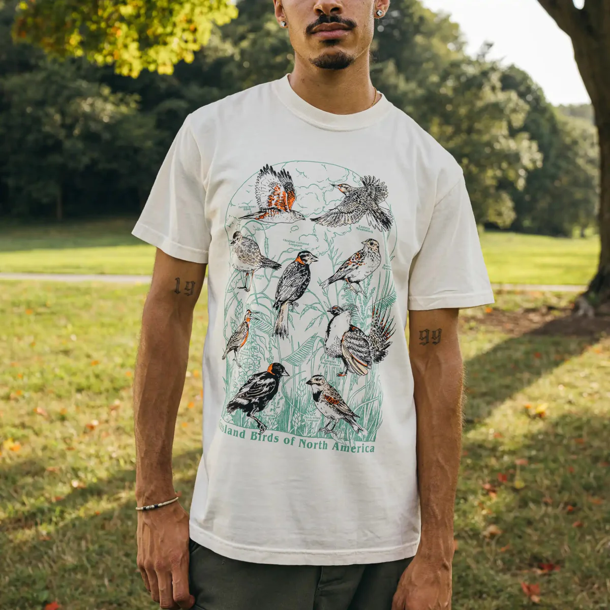 Grassland Birds of North America Tee - Image 5