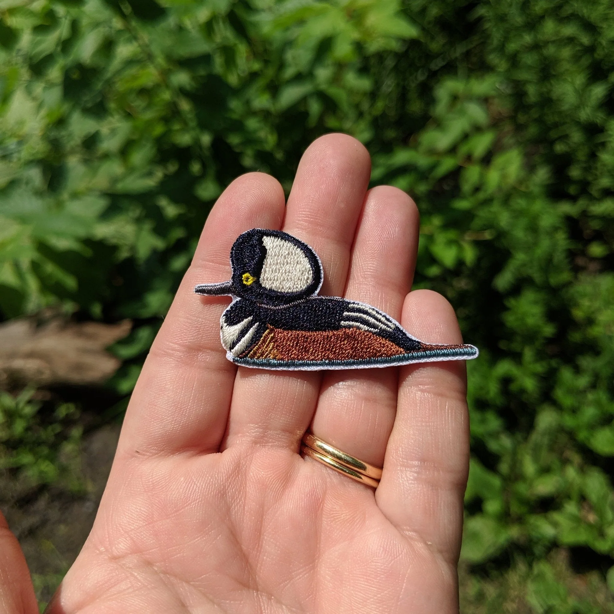 Hooded Merganser Patch - Image 4