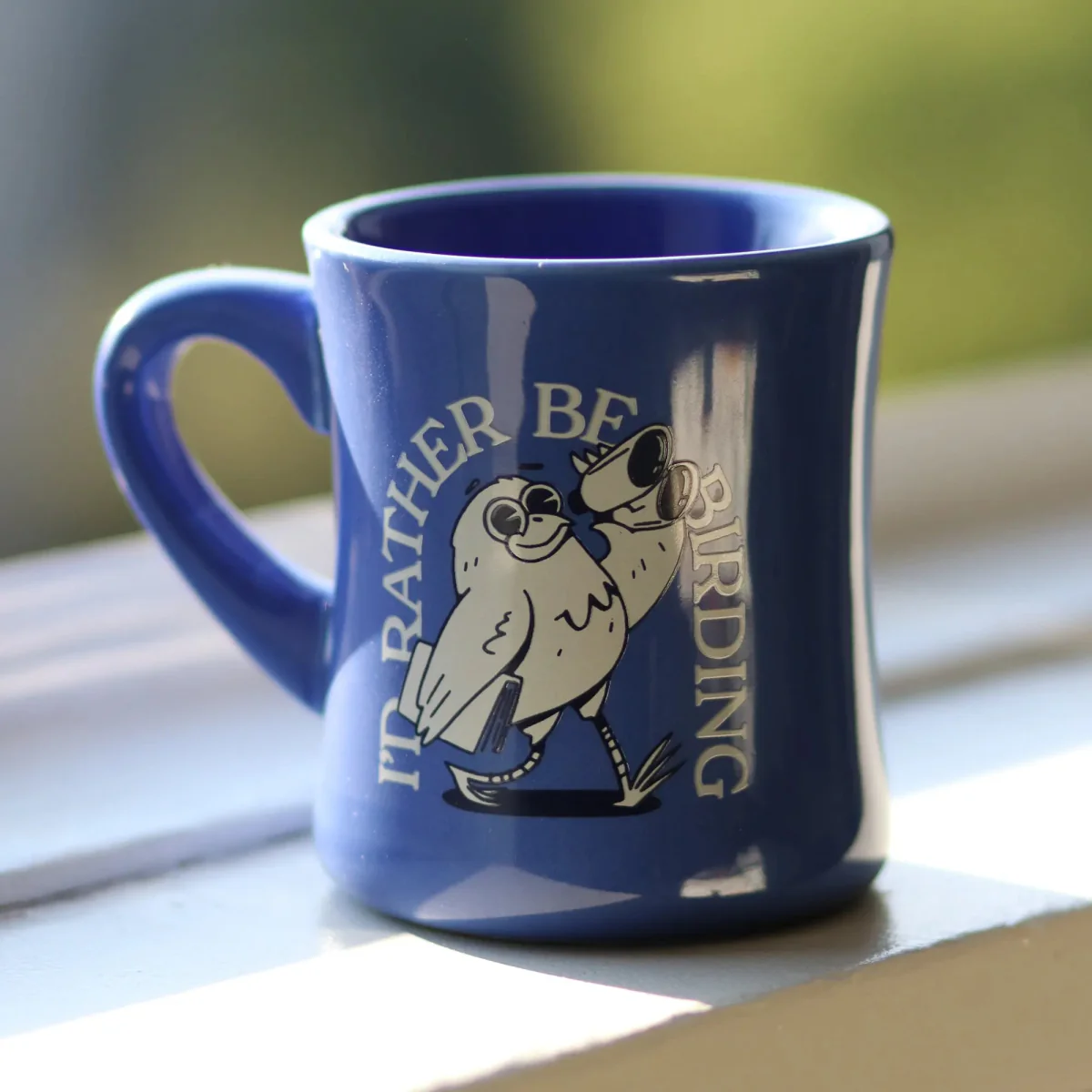 I'd Rather Be Birding Ceramic Mug - Image 4